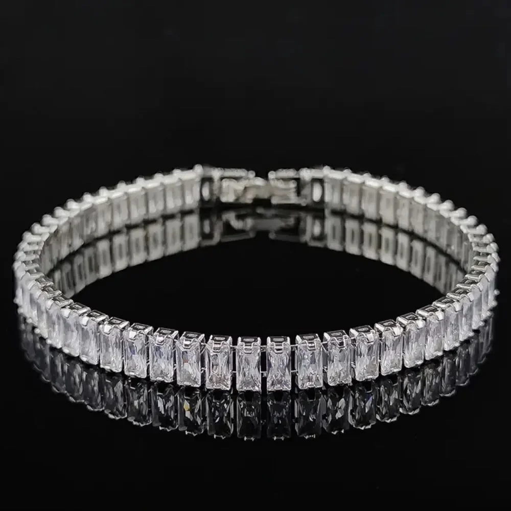 BRAND NEW TENNIS BRACELET PRINCESS CUT